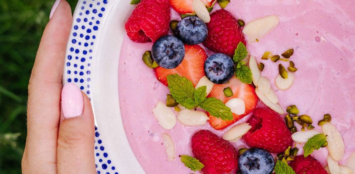 Dětská růžová kaše